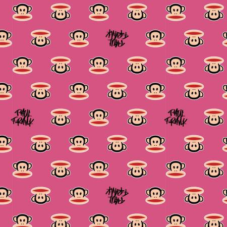 Camelot Fabrics - Paul Frank - Pink Y2K Classic Julius #48010109-07