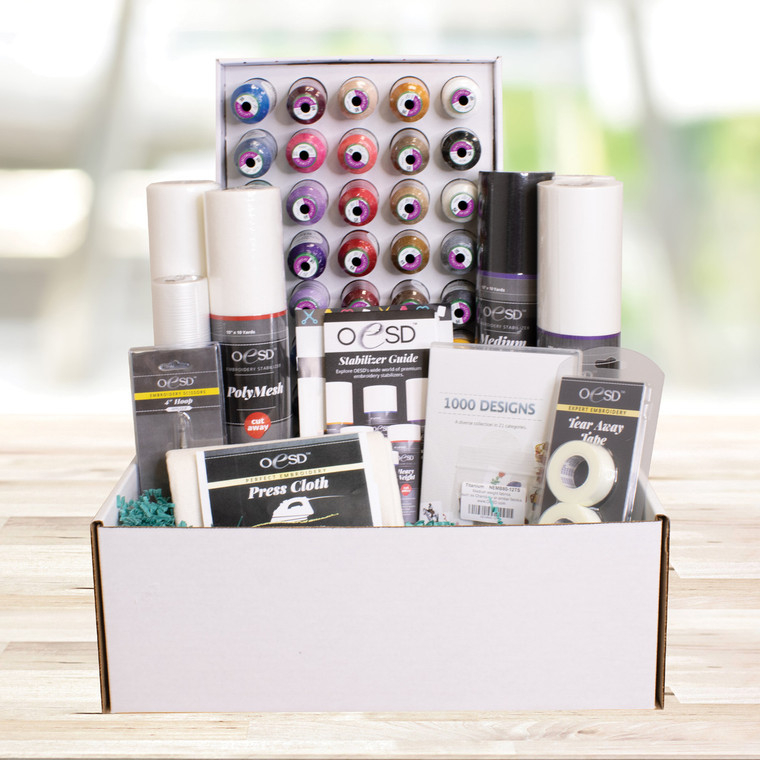 Expert Embroidery Bundle With Top 50 Isacord Thread Collection Premier Stitching
