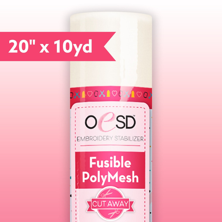 OESD Fusible Polymesh CutAway 20" x 10 yards