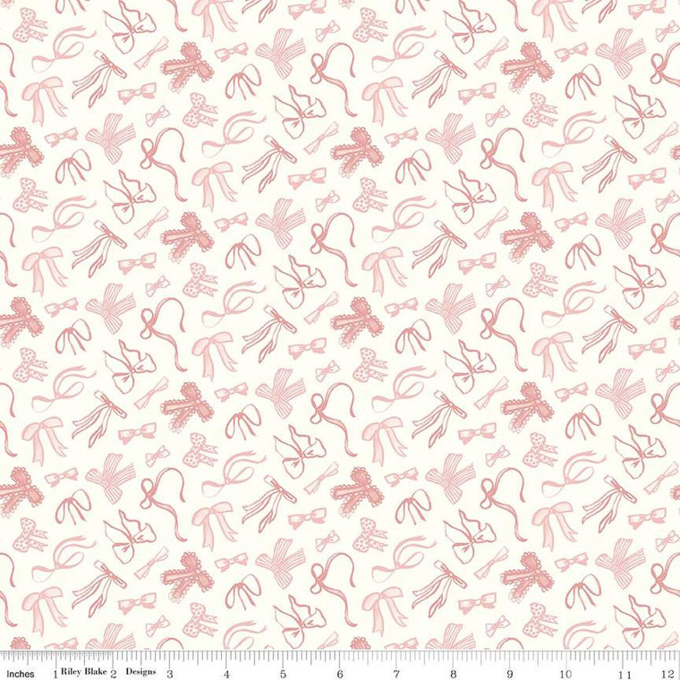 Riley Blake Designs - Mary Catherine - Bows - Cloud #c16702-cloud