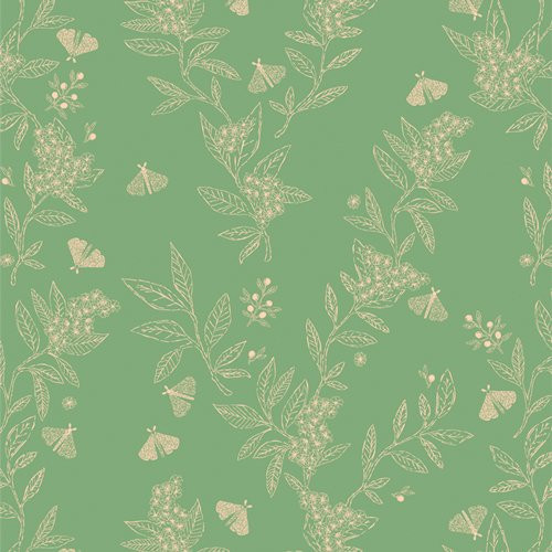 Art Gallery Fabric - Gardenista - Growing Herbs Vert #cur8-ga-504