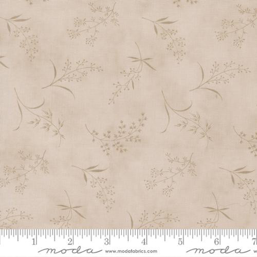 Moda Fabric - Ambiance - Silhouettes Florals Silver #44414-12
