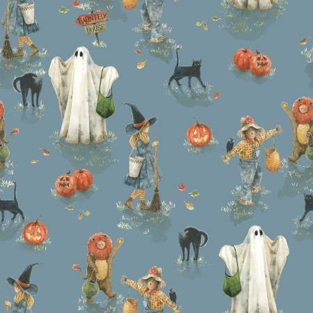 Riley Blake Designs - Trick or Treat Main Dusk #CD15960-DUSK