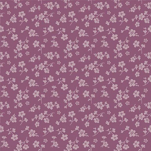 Benartex - Sweet Meadow - Meadow Floral - Mauve #15043-65