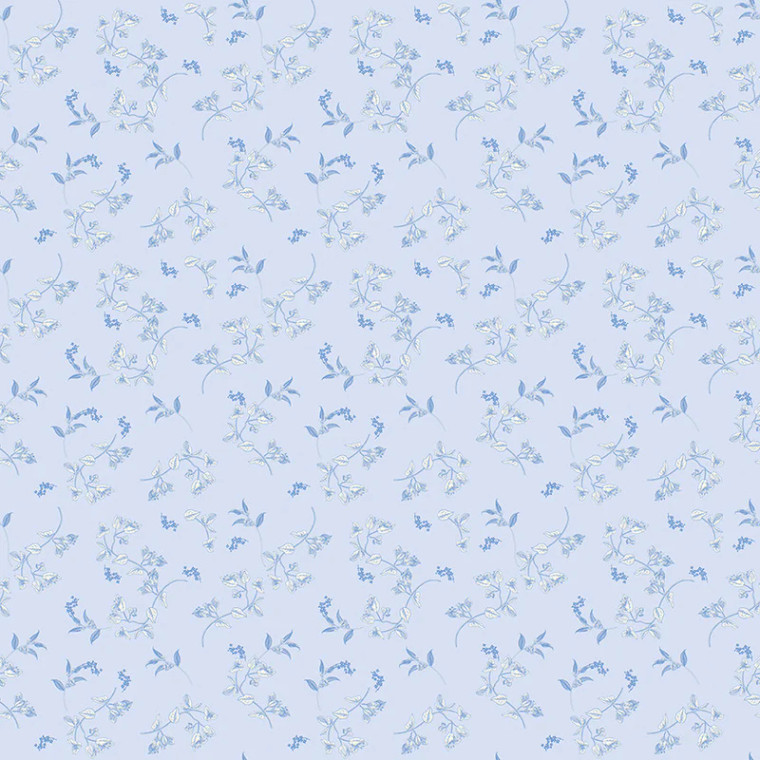 Riley Blake Designs - Penelope - Stems - Sky #c16641-sky