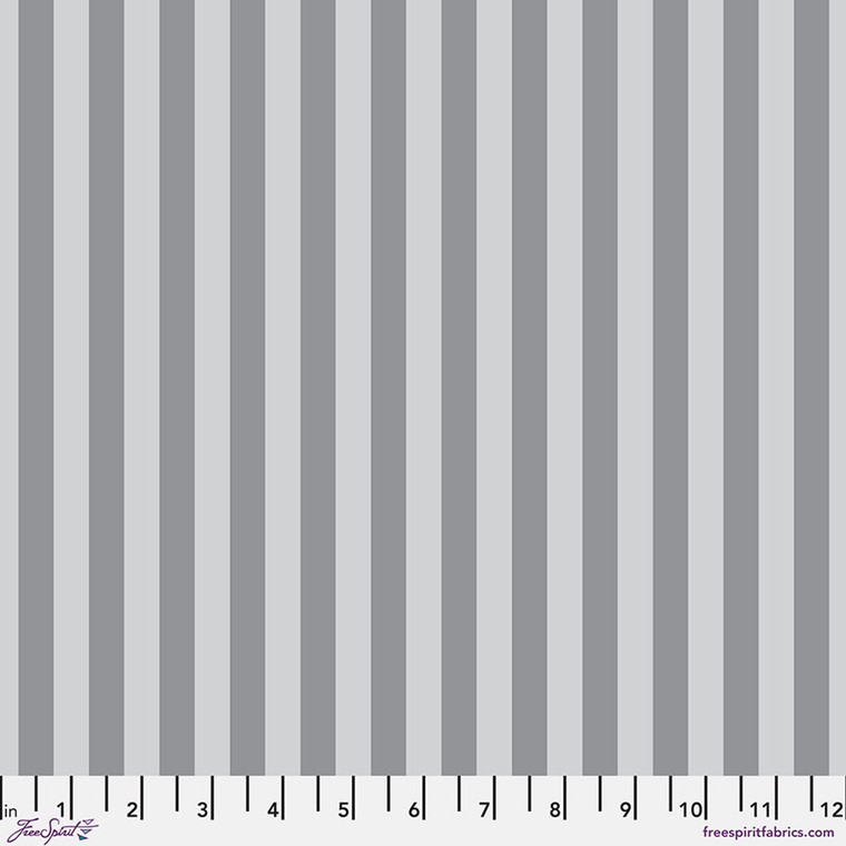 Tula Pink - Graywork - Tent Stripe - Fog #pwtp069-fog