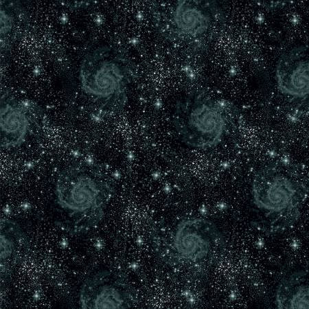 Benartex Fabrics - Magical Basics - Magic - Black/Charcoal #15280-12