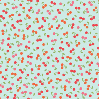 Kimberbell Designs - Sweet Shoppe - Cherries - Blue #11026-b