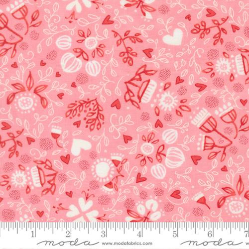 Moda Fabrics - Darling Peony - Scattered Lovelies - Sweetheart #48792-14