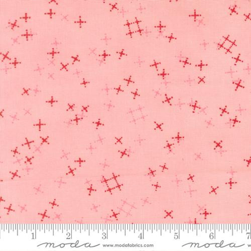 Moda Fabrics - Darling Peony - Tiny Pluses - Cotton Candy #48794-13