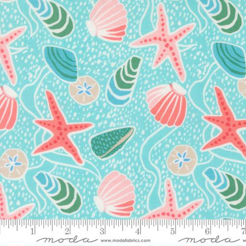 Moda Fabrics - Reef - Sea Shells - Surf #27340-24