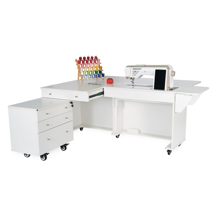 Kangaroo XL & Joey Hydraulic Lift Sewing and Quilting Cabinet Premier Stitching