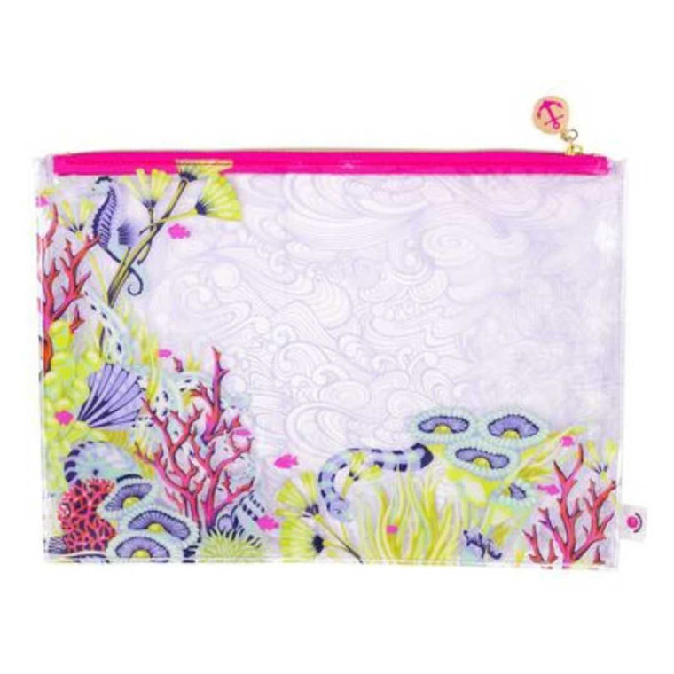 Tula Pink Floral Reef Medium Bag Premier Stitching