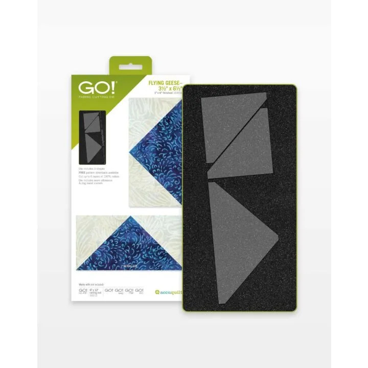 GO! Flying Geese-3 1/2 x 6 1/2 (3 x 6 Finished) Die