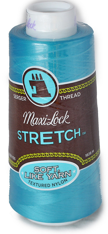 A&E Maxi-Lock Stretch Serger Thread - Radiant Turquoise