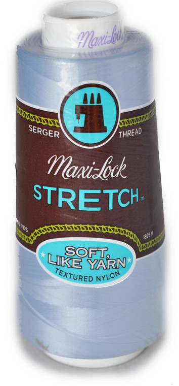 A&E Maxi-Lock Stretch Serger Thread - Lucerne Blue