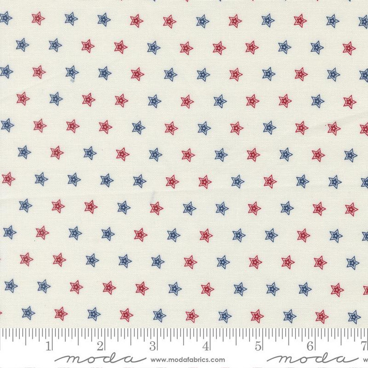 Moda Fabric - American Gatherings III 108" - Stars Cloud #108036-11