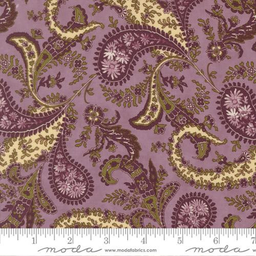 Moda Fabric - Collections Essence - Floral Paisley - Lavender #46270-12