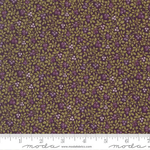 Moda Fabric - Collections Essence - Vines Berries - Plum #46276-13