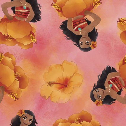 Springs Creative Fabrics - Disney - Moana Flower #spr81533-a62028