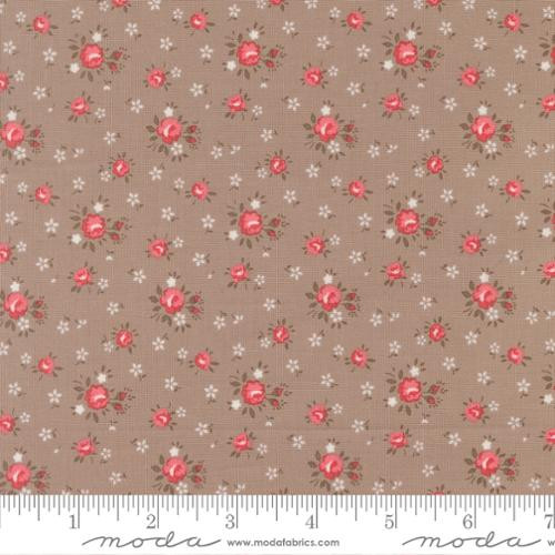 Moda Fabrics - Lyda Rose - Petite Rose Small Floral - Stone #3071-22