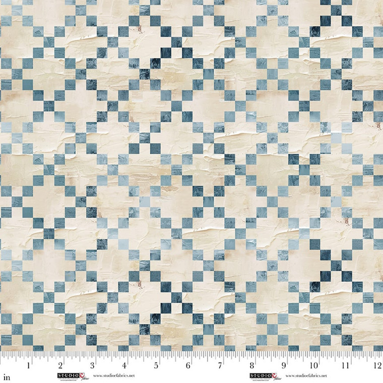 Studio E Fabrics - Behind Blue Eyes - Plaster - Cream #8653-14