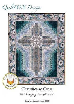 Farmhouse Cross Pattern (PATTERN-QFOX-267)
