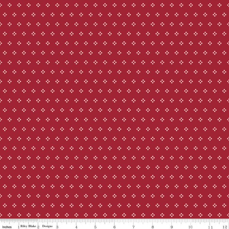 Riley Blake Designs - Berry & Sage - Eyelet - Cherry Tart #C17387-CHERRYTART
