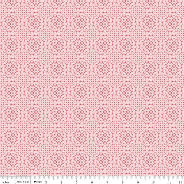 Riley Blake Designs - Berry & Sage - Lace - Frosting #C17382-FROSTING