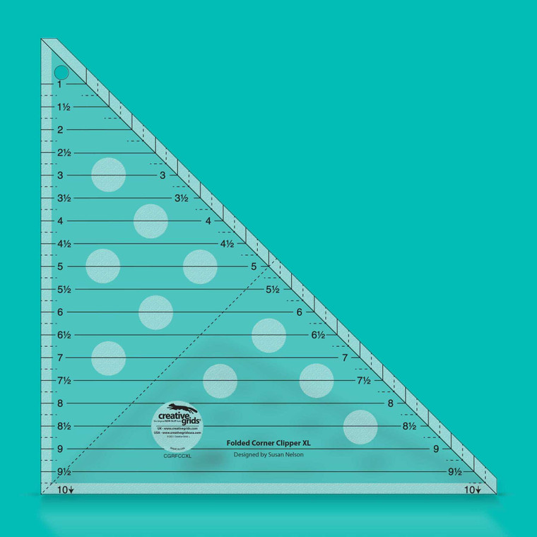Creative Grids Quilt Ruler Folded Corner Clipper Tool XL Premier Stitching