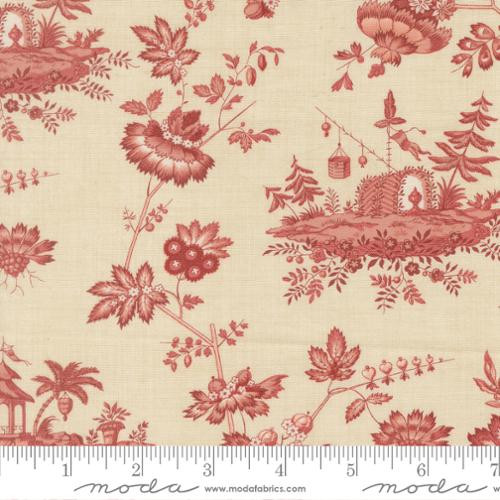 Moda Fabrics - Fleur De Paris - Jardinage Florals Pearl - Garance #13992-11