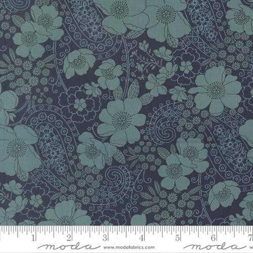 Moda Fabrics - Chelsea Garden - Party Paisley - Midnight #33852-19