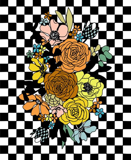 Moda Fabrics - True To Hue - Chromatic Muse Panel 36" x 44" - Black As Night #11567-12