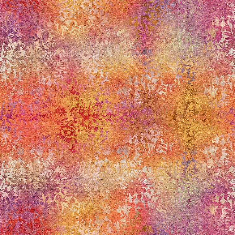 In The Beginning Fabrics - Evanescence - Brocade - Sunset #ibf3ev-1