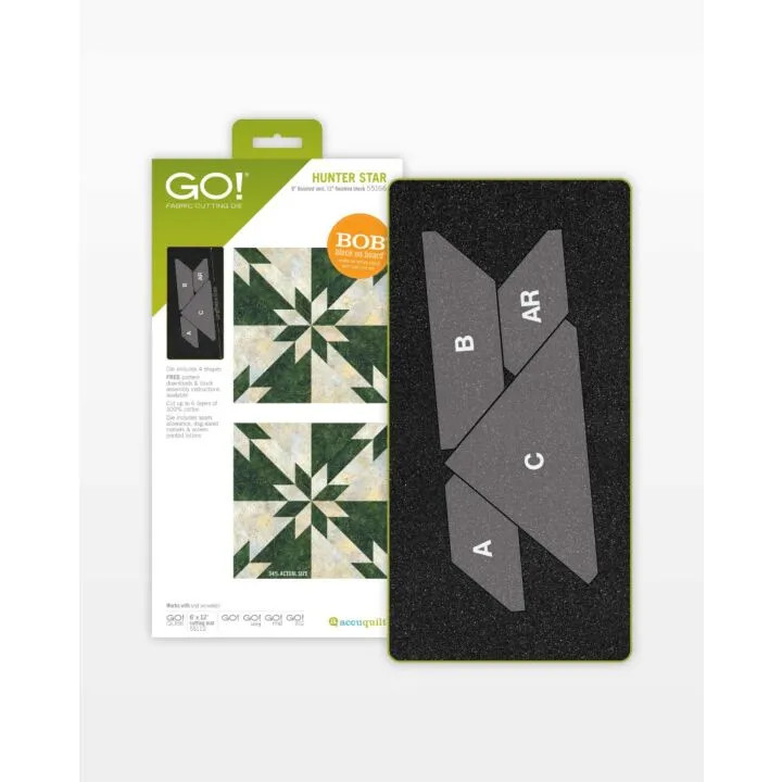 GO! Hunter's Star-6" Finished Die (accu-55166)