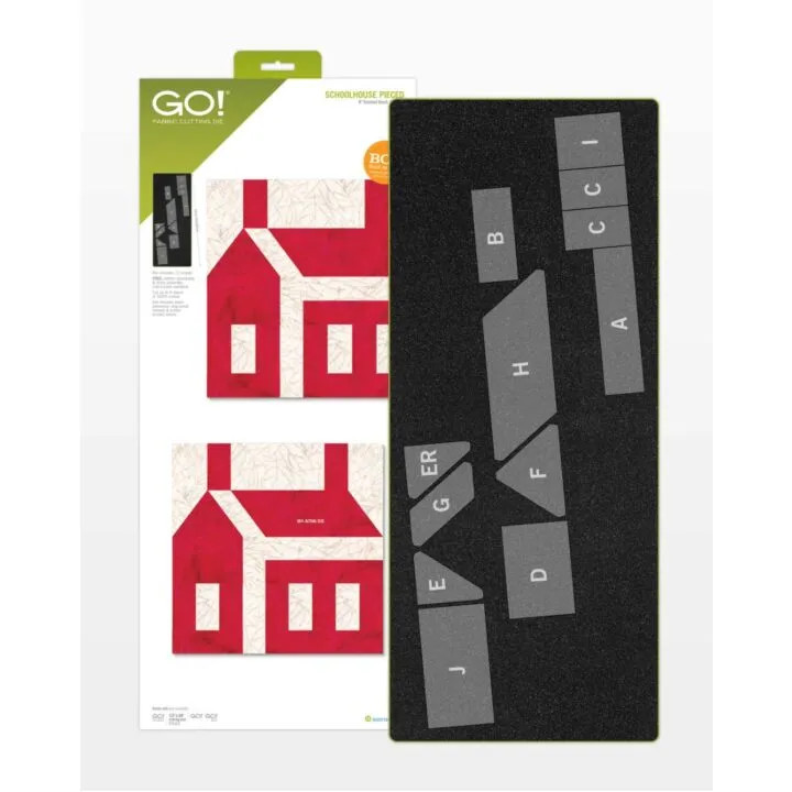 GO! Schoolhouse-Pieced-9" Finished Die (accu-55542