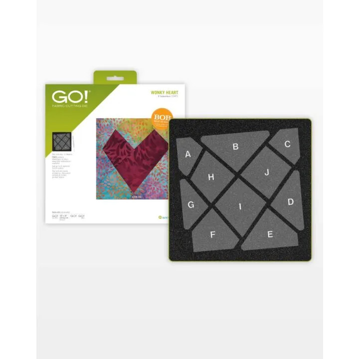 GO! Wonky Heart-6" Finished Die (accu-55471