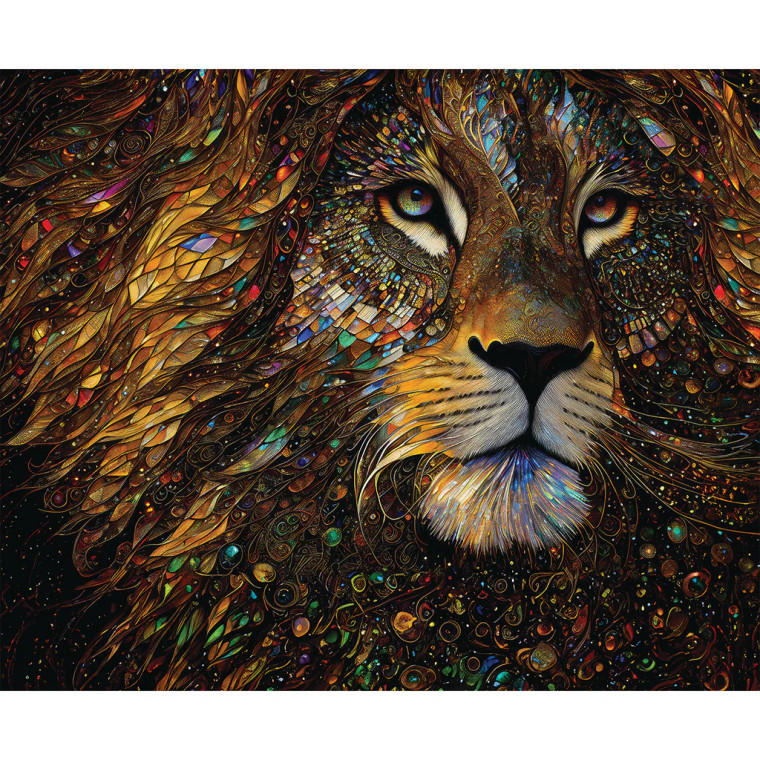 Camelot Fabrics - Gilded - Majestic Lion Panel #16240301P-01
