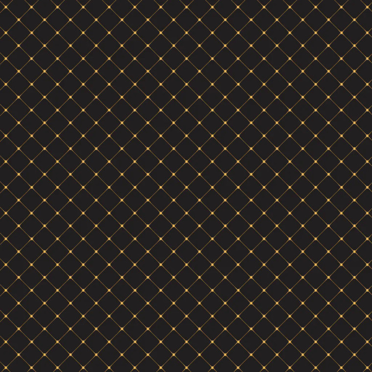 Camelot Fabrics - Gilded - Diamonds - Black Metallic Ink #21240903L-02