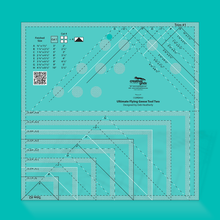 Creative Grids Ultimate Flying Geese Tool Two (crea-cgrdh42)