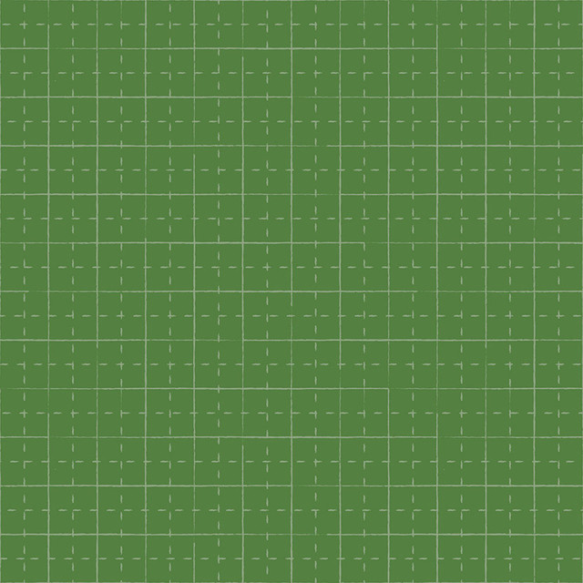 Clothworks Fabrics - Shop Hop - Cutting Mat - Green #y4801-21