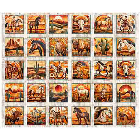 QT Fabrics - Canyonlands - Scenic Picture Patches #32013-e