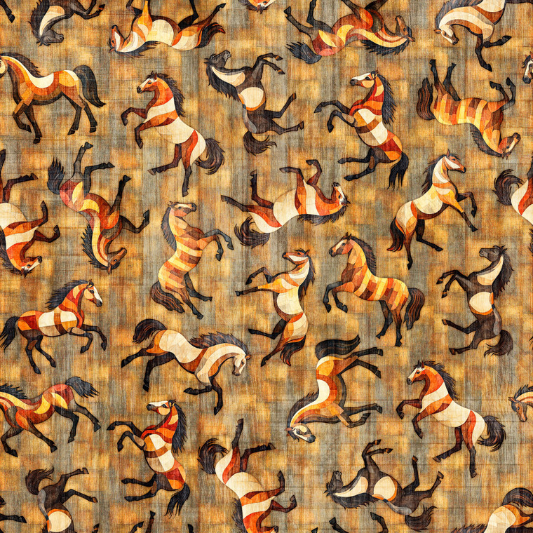 QT Fabrics - Canyonlands - Horses #32016-A
