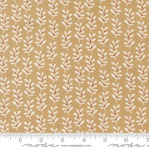 Moda Fabrics - Gingerbread Lane - Holly Stripes - Gingerbread #26154-21