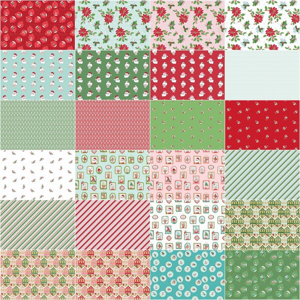 Riley Blake Designs - Claus & Co. - 10in Squares, 42pcs #10-17740-42