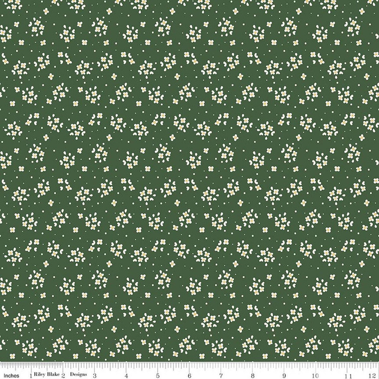 Riley Blake Designs - Rosewood - Posy - Forest #C17495-FOREST
