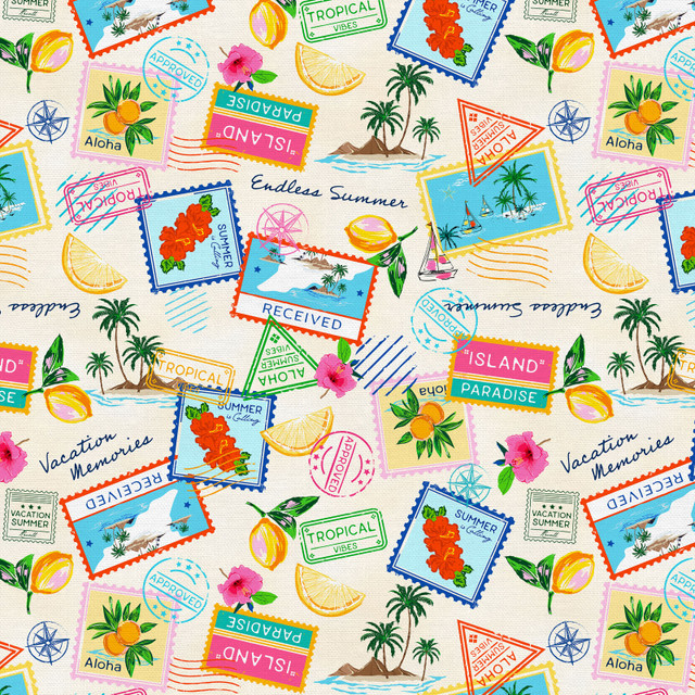 Paintbrush Studio Fabrics - Endless Summer - Multi #120-26400