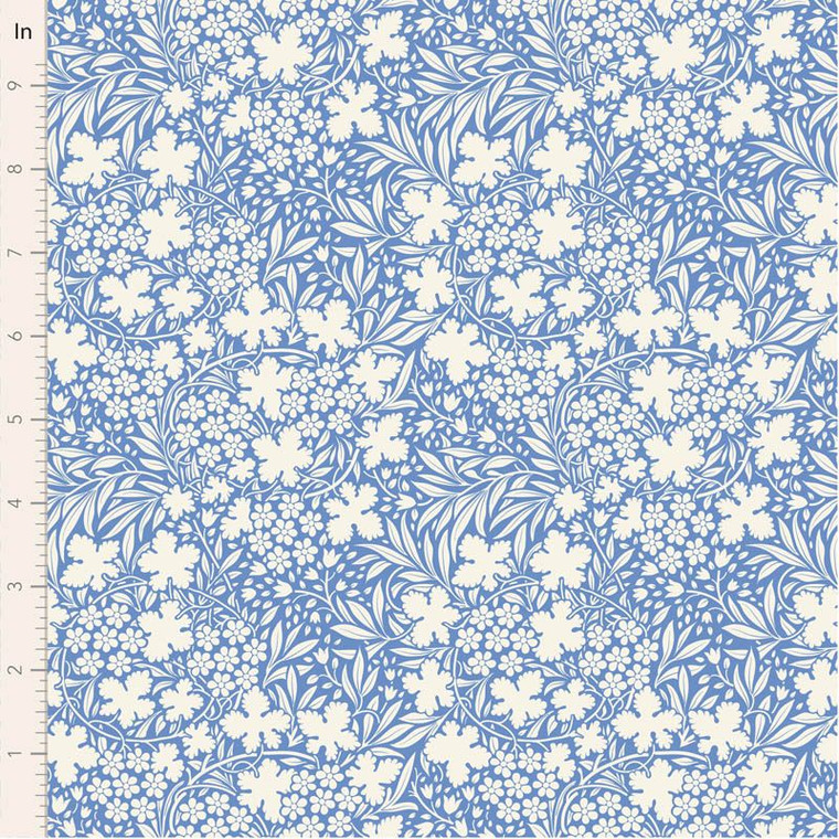 Tilda Fabrics - Something Blue - Bushbloom - Blue #TIL100668