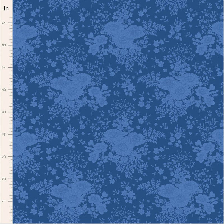 Tilda Fabrics - Something Blue - Isolde - Night #TIL100673