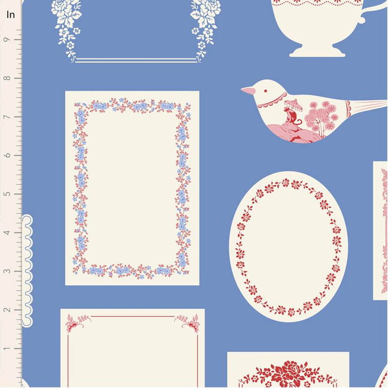Tilda Fabrics - Something Blue - Labels & Ornaments - Blue #TIL110173